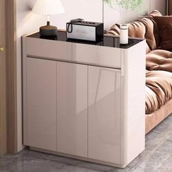 Beiju Luxury Double-Sided Shoe Cabinet for Home Use, New Model 2025, Popular Entryway Partition, Integrated Floor-Standing Large Capacity