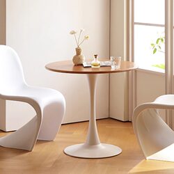 Yiqimei Small Round Table Tulip Milk Tea Shop Coffee Table Negotiation Dining Table Reception Simple Casual Coffee Table