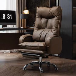 Tangdola Executive Chair Home Office Computer Chair Comfortable Long-Sitting Office Chair Business Sofa Chair Seat