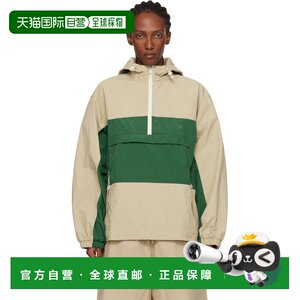 
On Women's Green/Beige Half-Zip Pullover Jacket 1WG11935265Kasha