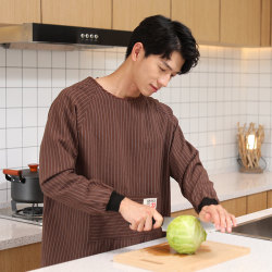 Long-Sleeved Apron for Men, Special for Home Kitchen Use, 2025 New Model, Popular Online, Waterproof and Oil-Proof Work Smock, Waist Apron for Spring and Autumn