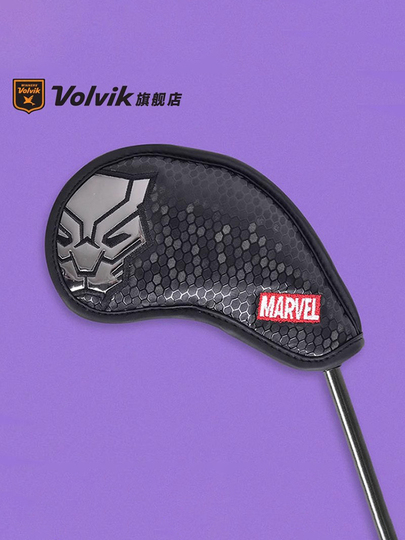 Volvik Marvel ゴルフアイアンヘッドカバー - キャプテン Volvik Marvel ゴルフアイアンヘッドカバー - キャプテン