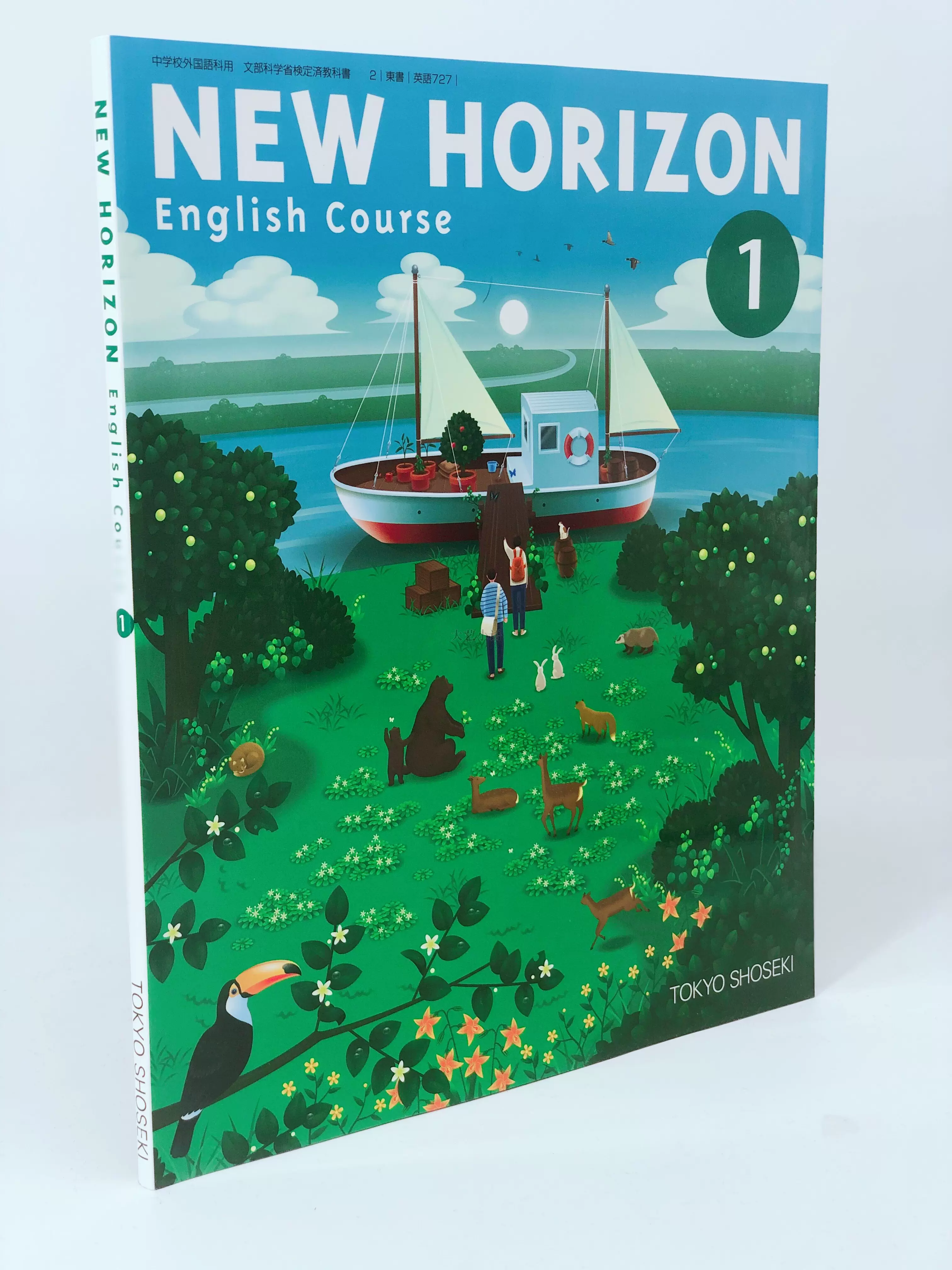 现货NEW HORIZON English日本初中英语教科书,Ellen老师,日文原版-Taobao