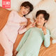 Three-gun children's boys and girls' high-count antibacterial long-staple cotton brushed thickened autumn and winter thermal underwear set