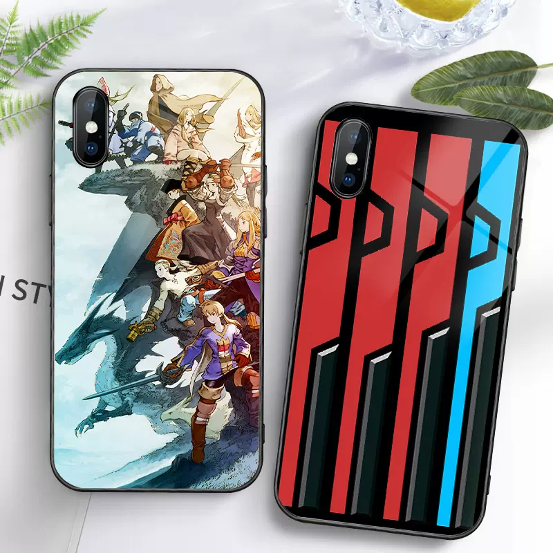 Ff14神典石最终幻想手机壳适用一加9r8t76pro坚果3s三星s魅族