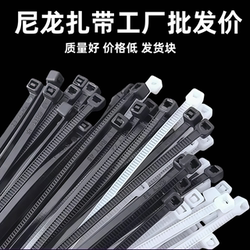 Nylon Cable Ties with Self-Locking Plastic Buckle for Bundling and Securing Wires