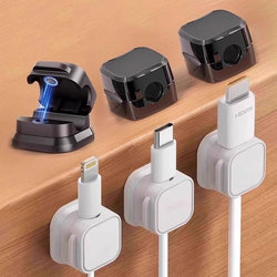 Magnetic cable storage desktop car data cable storage
