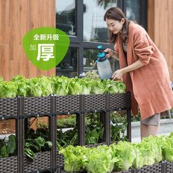 Planting Box Flower Trough Rack Terrace Home Vegetable Gardening Thickened Rooftop Indoor Foam Garden Extra Large Outdoor Vegetables