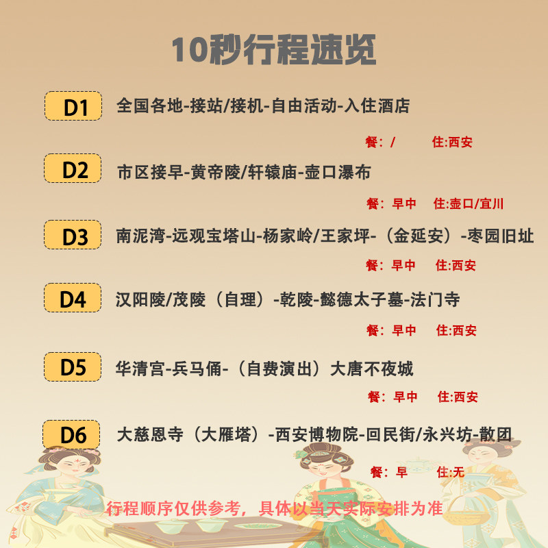 【延安记忆】西安旅游6天5晚跟团游延安壶口法门寺到兵马俑六日游