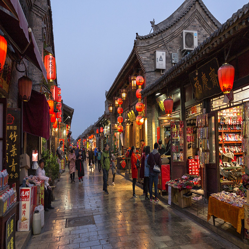 【包机票】山西旅游4天3晚游平遥古城乔家王家大院壶口瀑布四日游