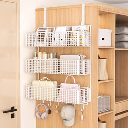 Hanging Rack for Outside the Wardrobe, Bag Storage Organizer, No-Drill Hanging Cabinet Hook, Clothes and Hat Storage Rack