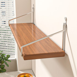Wall-Mounted Shelf, Flat Board Bedside Shelf, Wall Support Shelf, Wooden Partition Board, Wall-Mounted Living Room Bookshelf