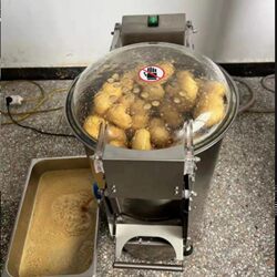 Potato Peeler, Taro and Potato Cleaning and Peeling Machine, Electric Peeler, Commercial Jujube and Olive Peeler