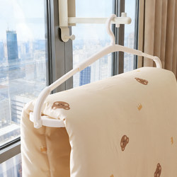 Japanese Large Clothes Hanger for Home Use, Suitable for Drying Quilts and Bed Sheets, Extendable and Extra-Long, Ideal for Balcony Drying of Duvet Covers and Bath Towels
