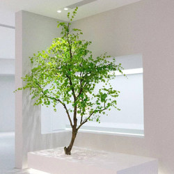 Artificial Hanging Bell Tree, Large Fake Tree, Green Plant for Landscaping, Indoor and Outdoor Nordic Style Ornament, Window Decoration, Horse-Dranker Tree