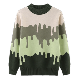 
Boys' Sweater 2026 New Children's Warm Winter Wear, Middle and Large Children's Winter Velvet Thickened Pure Cotton Pullover Sweater