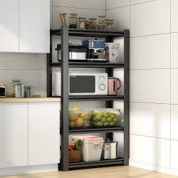 Kitchen Storage Rack, Multi-Layer, Multi-Functional, Household Microwave Oven Storage Shelf, Cabinet Rack