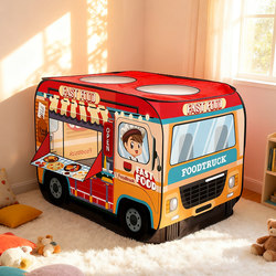 Children's Car Tent Toy Indoor Playhouse Foldable Toy Room Parent-Child Interaction for Boys and Girls