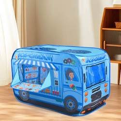 Children's Dessert Cart Tent Toy Playhouse Indoor and Outdoor Boys' Pretend Play Foldable Ocean Ball Pool