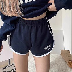 Clearance Bargain~ American Retro Style Outdoor Sports Shorts for Women, High-Waisted Slimming Casual Bm Three-Quarter Home Shorts