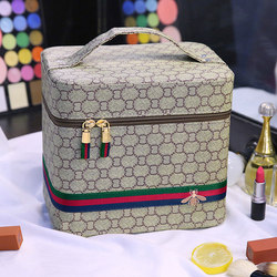 Multifunctional Cosmetic Bag for Women, Portable, Large Capacity, 2025 New Model, Super Popular, Hand-Held, High-End Feel, ins Cosmetic Case Storage