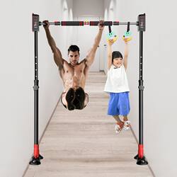 Home Fitness Equipment, No-Drill Movable Pull-Up Bar, Door-Mounted Pull-Up Bar, Wall-Mounted Sports Equipment Support Bar