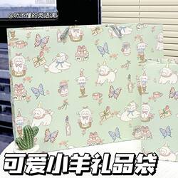 ins Cute Spring Lamb Hand-Held Gift Bag Exquisite Niche Gift Packaging Thickened Durable Extra Large Paper Bag