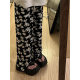 Cute puppy drooping ice silk casual pants for women in summer thin loose straight wide-leg slimming Yamamoto walk trousers