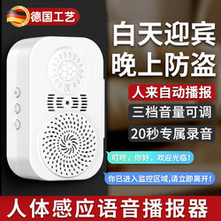 Welcome to the Store with Voice Prompts and Sensors for Commercial Use at Supermarket Entrances