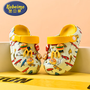 
Children's Crocs Boys' Slippers Non-Slip Baby New Style Boys Indoor Soft Sole Summer Beach Cartoon Kids