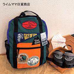 Contrast color patch 2024 autumn new anti-slip backpack