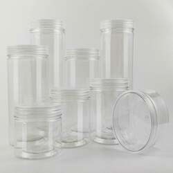 In-Stock Aluminum Lid Plastic Transparent Food Jar for Nuts, Grains, Snacks, Honey, Sealed Jar, Pet Wide-Mouth Bottle