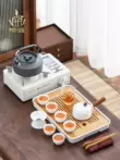 tách trà đẹp Bangsheng Bộ trà ngoài trời trên ô tô thiết bị cắm trại ngoài trời du lịch túi xách tay có ấm đun nước kung fu pha trà ấm ủ trà Trà sứ