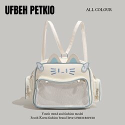 Trendy Millennial Hot Girl Y2K Mechanical Cat Backpack 2025 New Large Capacity Crossbody Bag Commuter Backpack