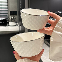 High-End Large and Small Ramen Bowls, Salad Bowls, Dessert Bowls, New Ceramic Rice Bowls, Eating Bowls, Beautiful Bowls