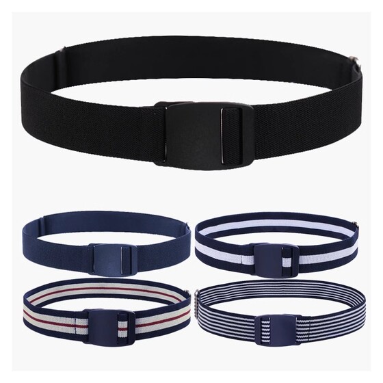 
Men's and women's elastic belt, adjustable elastic belt, plastic buckle, leather pants belt, down jacket waistband, multifunctional skirt