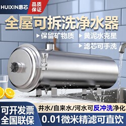 Central Water Purifier for Household Well Water, Whole-House Ultrafiltration Water Purifier, Direct Drinking Tap Water Filter, Kitchen, Rural Area