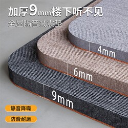 Thickened Carpet Soundproof and Shock-Absorbing Mat for Home Gym, Sports Floor, Noise Reduction, Shockproof Mat, Treadmill Silencer Mat