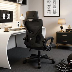 Ergonomic Chair, Computer Chair, Home Office Chair, Comfortable Chair for Long Sitting, College Dormitory Chair, Reclining Gaming Chair