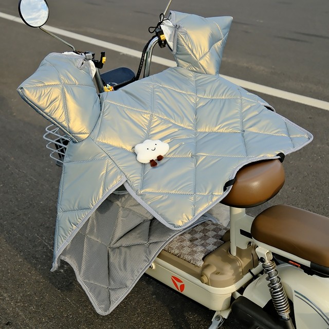 Electric vehicle windshield is suitable for all seasons, spring and autumn medium-thick battery motorcycle autumn double-sided waterproof sun protection and windshield