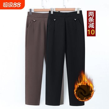 
Mom's pants, spring and autumn style high-waisted middle-aged and elderly women's pants