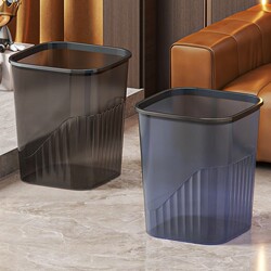 Trash Can for Home Use, Stylish Design for Bedroom, Kitchen, Bathroom, Toilet, Student Dormitory, with a Press Ring, Large Capacity, Suitable for Living Room