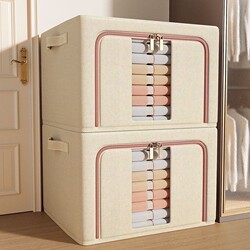 Clothing Storage Box, Large Capacity, Special Fabric Storage Box for Home Wardrobe, Clothing and Quilt Organizer Box, Storage Box