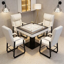 Mahjong Chair for Home Use with Backrest, Comfortable Computer Chair, Mahjong Table Chair Set, Gaming Comfortable Chair for Long Sitting in Game Rooms