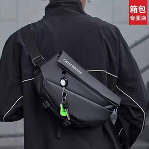
Multifunctional new men's crossbody bag waist bag shoulder bag backpack 2025 chest bag magnetic buckle large capacity cycling bike