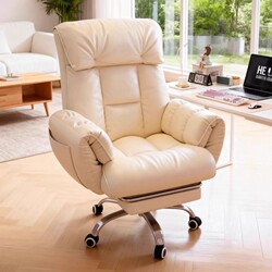 Computer Chair Office Ergonomic Sofa Chair Home Comfortable Long-Sitting Reclining Backrest Adjustable Desk Swivel Chair