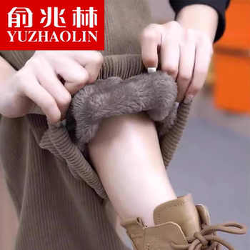 
Women's velvet pants autumn and winter 2025 new hot style