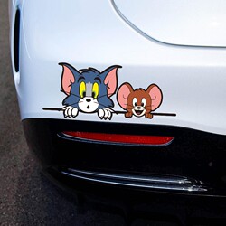 Internet Celebrity Car Stickers, Funny and Personalized Stickers, Creative Cartoon Scratch Cover-Up, Waterproof Car Stickers for Car Body and Glass