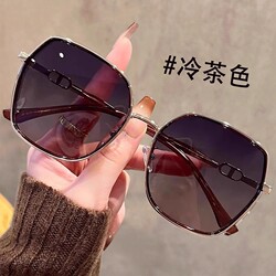 Sunglasses for Women 2025 New Model Anti-Uv Polarized Suitable for Square and Round Faces Design Sunglasses for Sun Protection Driving Tea Color