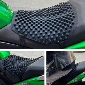 Motorcycle electric vehicle seat cushion is universal for all seasons, waterproof, sunproof, ventilated, silicone seat cushion, takeaway sedentary shock-absorbing artifact